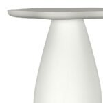 PERTH 20-INCH SIDE TABLE WITH CLOUD-SHAPED TOP OFF WHITE - Image 4
