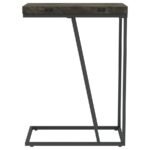 CARLY EXPANDABLE ENGINEERED WOOD C-SHAPED SIDE TABLE GREY - Image 7