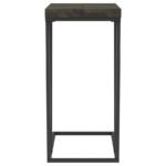 CARLY EXPANDABLE ENGINEERED WOOD C-SHAPED SIDE TABLE GREY - Image 10