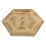 ADGER 2-PIECE HEXAGONAL NESTING TABLES NATURAL AND BLACK - Image 8