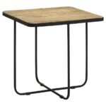 ELYNA SQUARE STONE TOP ACCENT SIDE TABLE BEIGE