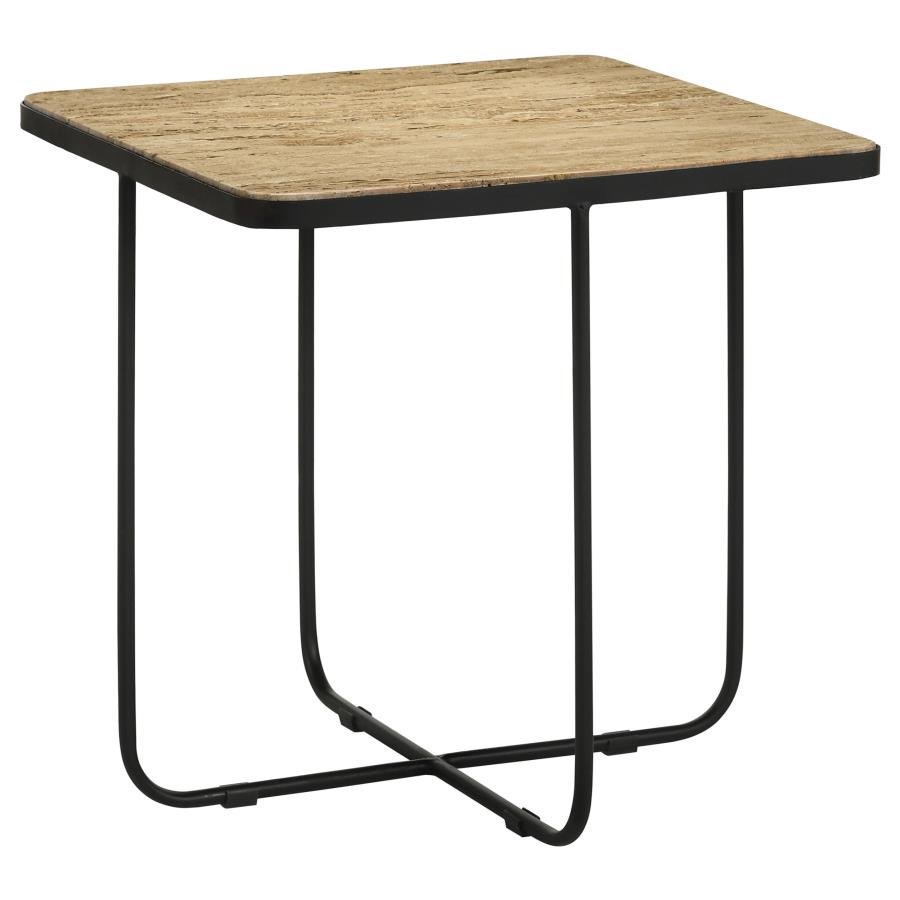 935855_02x900.jpg ELYNA SQUARE STONE TOP ACCENT SIDE TABLE BEIGE - Image 1
