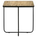 ELYNA SQUARE STONE TOP ACCENT SIDE TABLE BEIGE - Image 5