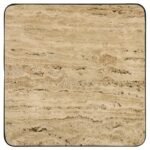 ELYNA SQUARE STONE TOP ACCENT SIDE TABLE BEIGE - Image 7