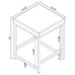 AFSHAN UPHOLSTERED SQUARE PADDED VANITY STOOL CHROME - Image 4