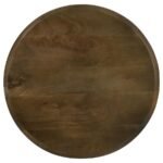 DEJA 3-PIECE ROUND NESTING TABLE SET NATURAL AND GUNMETAL - Image 7