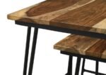NAYELI 3-PIECE SOLID SHEESHAM WOOD NESTING TABLES NATURAL - Image 9