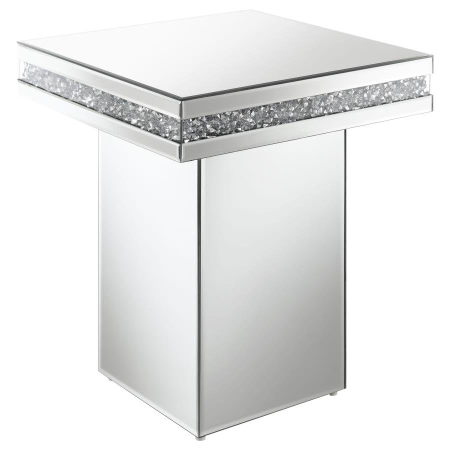 936137_02x900.jpg ELORA SQUARE MIRRORED ACCENT SIDE TABLE SILVER - Image 1