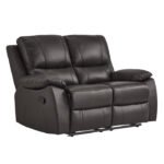 9368BRW-2 Double Reclining Love Seat - Image 2