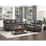 9368BRW-2 Double Reclining Love Seat - Image 5