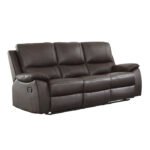 9368BRW-3 Double Reclining Sofa - Image 2