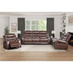 9405BR-3 Double Reclining Sofa with Center Drop-Down Cup Holders, Receptacles and USB Ports - Image 7