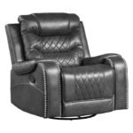 9405GY-1 Swivel Glider Reclining Chair - Image 2