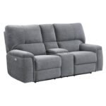 9413CC-2PWH Power Double Reclining Love Seat with Center Console and Power Headrests - Image 2