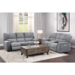 9413CC-2PWH Power Double Reclining Love Seat with Center Console and Power Headrests - Image 6