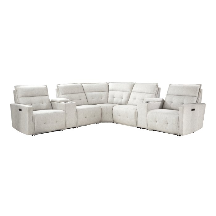 9444HMP_7SCPWH___l.jpg 9444HMP*7SCPWH 7-Piece Modular Power Reclining Sectional with Power Headrests - Image 1