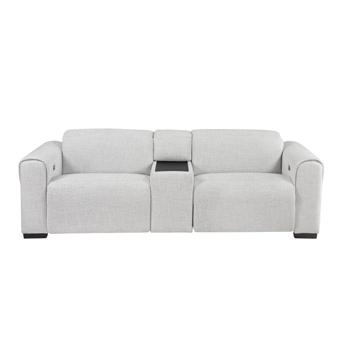 9455CLD_2CNPWH___l.jpg 9455CLD-2CNPWH* Power Double Reclining Love Seat with Center Console and Power Headrests, Charging Ports - Image 1