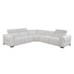 9455CLD*5LRRRPWH 5-Piece Modular Power Reclining Sectional with Power Headrests, Charging Ports