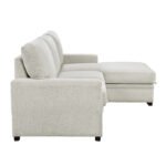 9468BE*2RC2L 2-Piece Sectional with Pull-out Bed and Right Chaise with Hidden Storage - Image 3