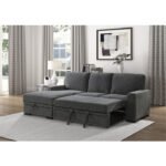 9468CC*2LC2R 2-Piece Sectional with Pull-out Bed and Left Chaise with Hidden Storage - Image 8