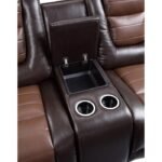 9470BR-2 Double Glider Reclining Love Seat with Center Console - Image 4