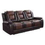 9470BR-3 Double Reclining Sofa with Center Drop-Down Cup Holders - Image 2