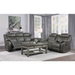 9479BRG-2 Double Reclining Love Seat with Center Console - Image 5