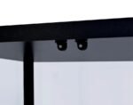DELPHINIUM 5-SHELF CLEAR GLASS CURIO DISPLAY CABINET BLACK - Image 6