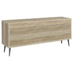 MAEVE 2-DOOR ENGINEERED WOOD CABINET ANTIQUE PINE AND GREY - Image 6