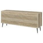 MAEVE 2-DOOR ENGINEERED WOOD CABINET ANTIQUE PINE AND GREY - Image 8
