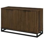 RYATT 4-DOOR ENGINEERED WOOD ACCENT CABINET DARK PINE - Image 5