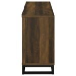 RYATT 4-DOOR ENGINEERED WOOD ACCENT CABINET DARK PINE - Image 6