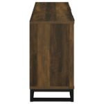 RYATT 4-DOOR ENGINEERED WOOD ACCENT CABINET DARK PINE - Image 10