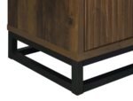 RYATT 4-DOOR ENGINEERED WOOD ACCENT CABINET DARK PINE - Image 11