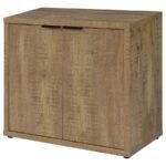 PEPITA 2-DOOR ENGINEERED WOOD ACCENT CABINET MANGO BROWN - Image 5