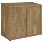 PEPITA 2-DOOR ENGINEERED WOOD ACCENT CABINET MANGO BROWN - Image 7