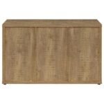 PEPITA 3-DOOR ENGINEERED WOOD ACCENT CABINET MANGO BROWN - Image 7
