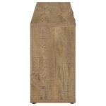 PEPITA 3-DOOR ENGINEERED WOOD ACCENT CABINET MANGO BROWN - Image 9