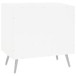 NIETA 2-DOOR ENGINEERED WOOD ACCENT CABINET WHITE HIGH GLOSS - Image 7