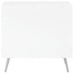 NIETA 2-DOOR ENGINEERED WOOD ACCENT CABINET WHITE HIGH GLOSS - Image 8
