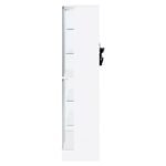 CABRA 4-DOOR LED CURIO DISPLAY CABINET WHITE HIGH GLOSS - Image 4