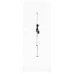 CABRA 4-DOOR LED CURIO DISPLAY CABINET WHITE HIGH GLOSS - Image 5