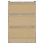 DENIA 3-TIER ENGINEERED WOOD SHOE CABINET WHITE - Image 9