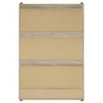 DENIA 3-TIER ENGINEERED WOOD SHOE CABINET GREY - Image 9