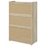 DENIA 3-TIER ENGINEERED WOOD SHOE CABINET GREY - Image 10