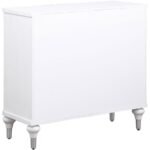 CARDELLA 2-DOOR MANDALA ACCENT CABINET DISTRESSED WHITE - Image 7
