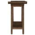 ORNELAS 46-INCH CONSOLE TABLE WITH SLATTED SHELF MANGO BROWN - Image 5