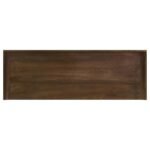 ORNELAS 46-INCH CONSOLE TABLE WITH SLATTED SHELF MANGO BROWN - Image 8