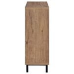 TELLER 2-DOOR SHOE STORAGE CABINET NATURAL OAK - Image 6