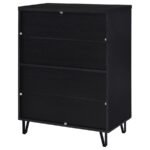 BRIXTON 2-DOOR ENTRYWAY SHOE STORAGE CABINETS BLACK - Image 8